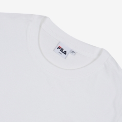 Fila Small Linear Logo - Miesten Poolopaita - Valkoinen | FI-26103